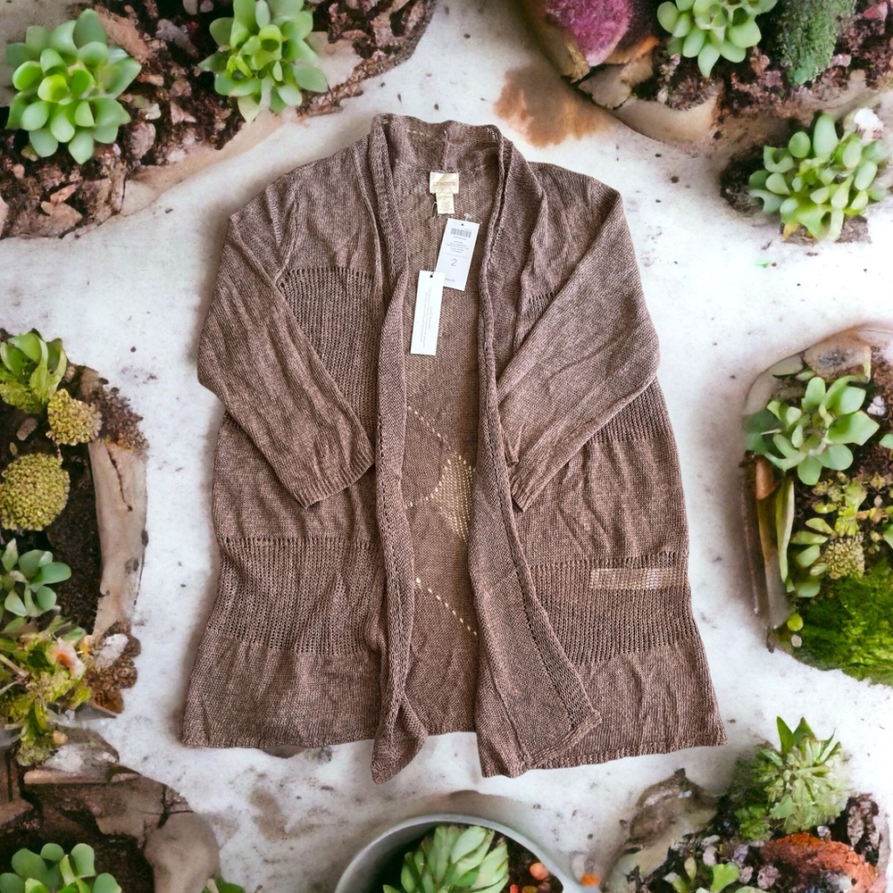 Chico’s Cardigan size 2 NWT